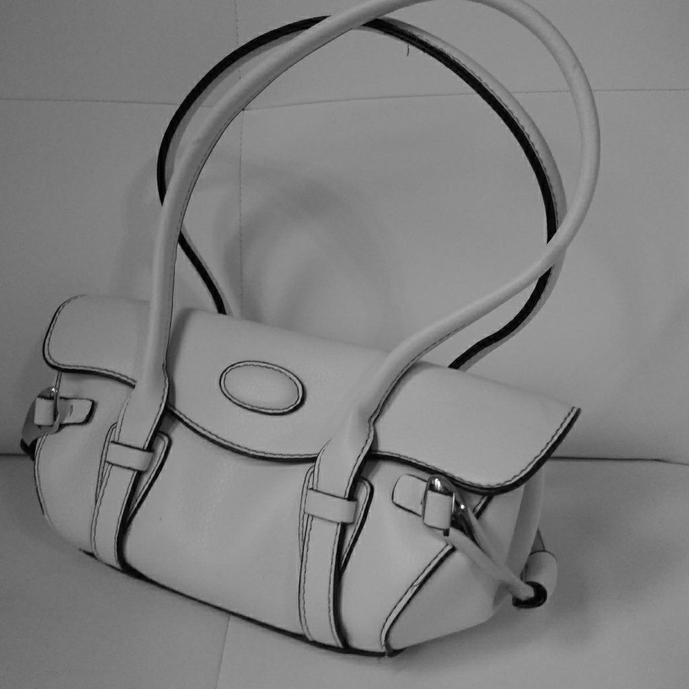 White handbag